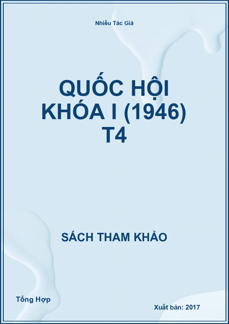 Quốc hội khóa I (1946) T4