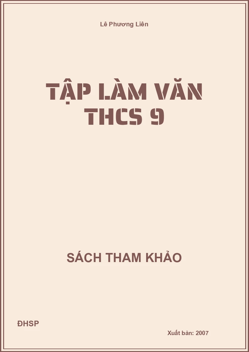 Tập làm văn THCS 9