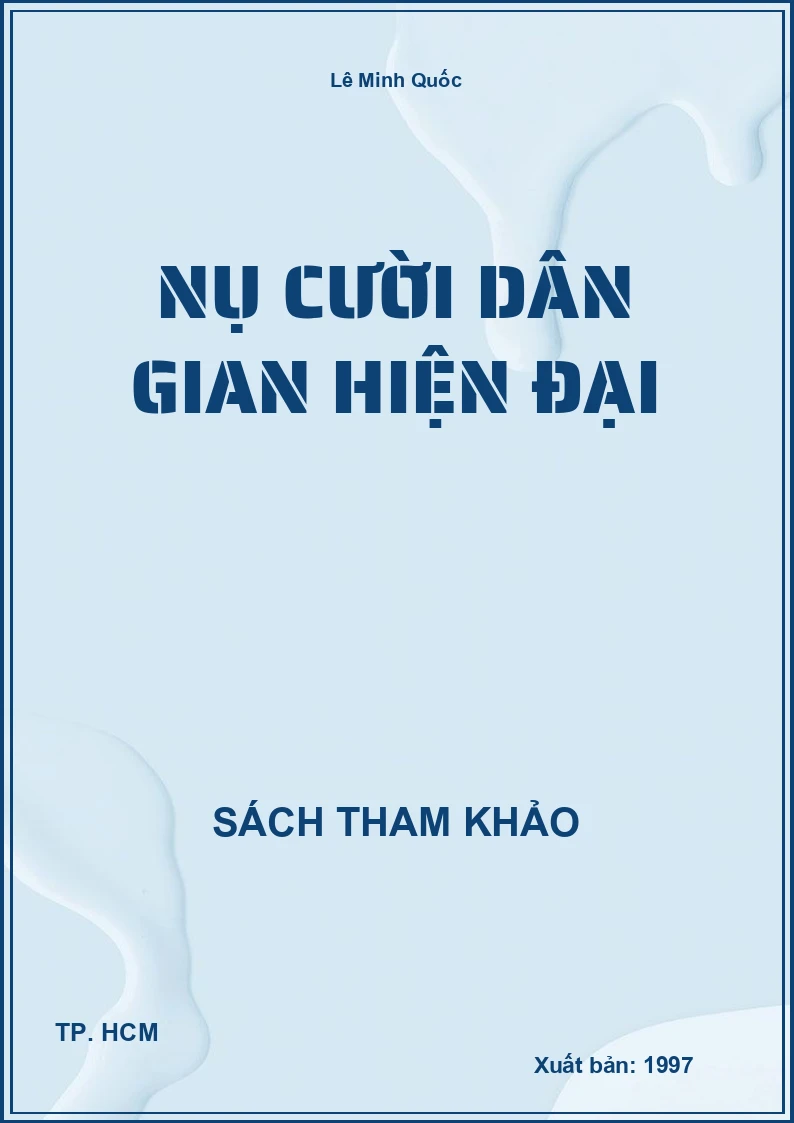 Nụ cười dân gian hiện đại