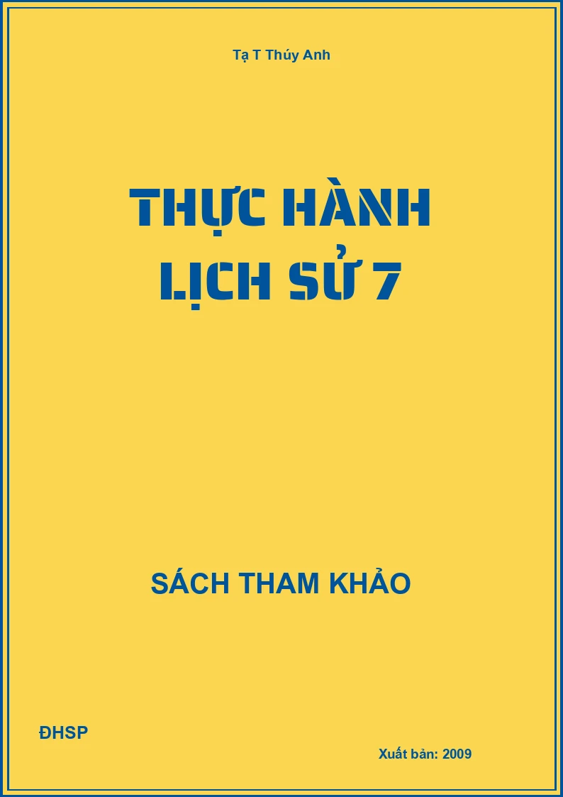 Thực hành lịch sử 7