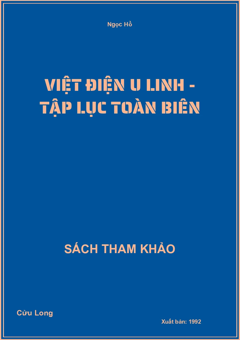 Việt điện U Linh - tập lục toàn biên