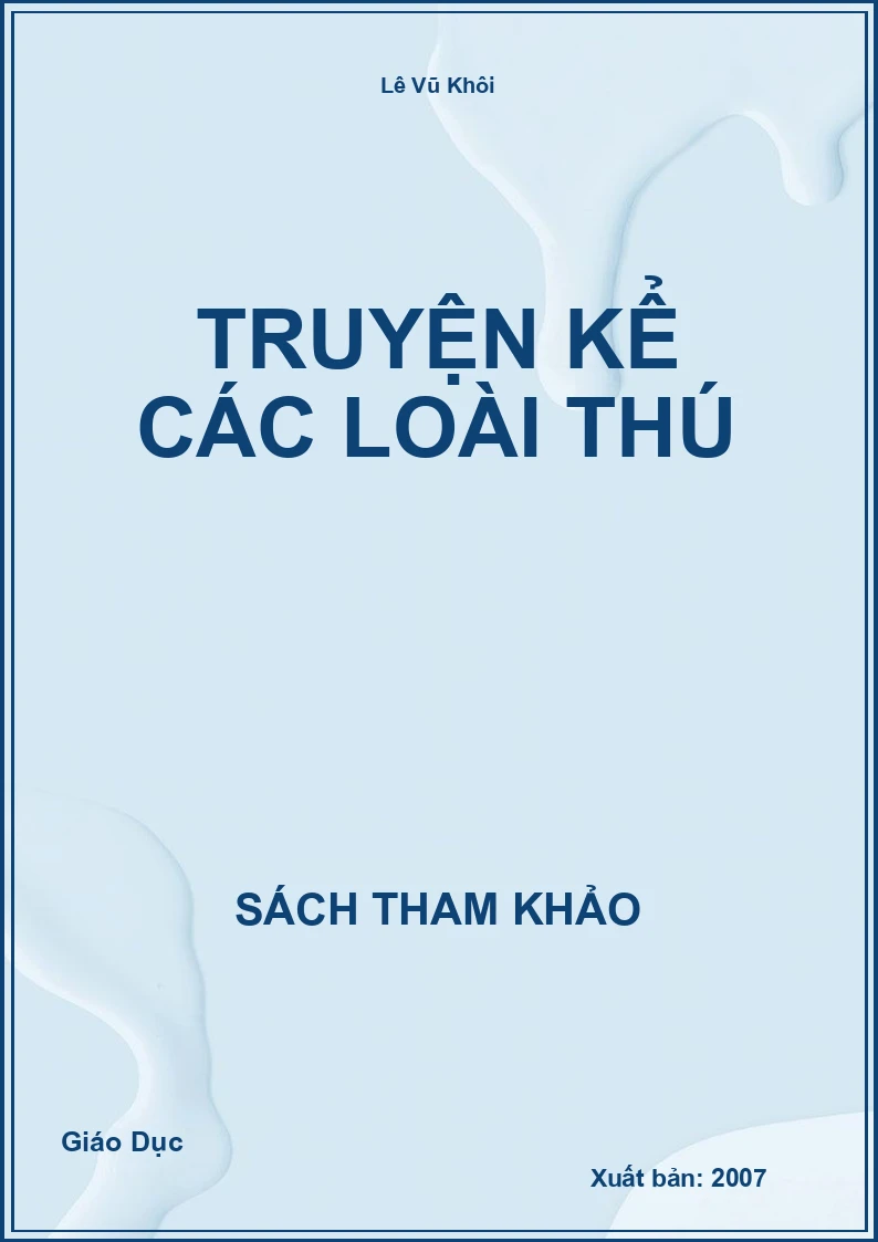 Truyện kể các loài thú