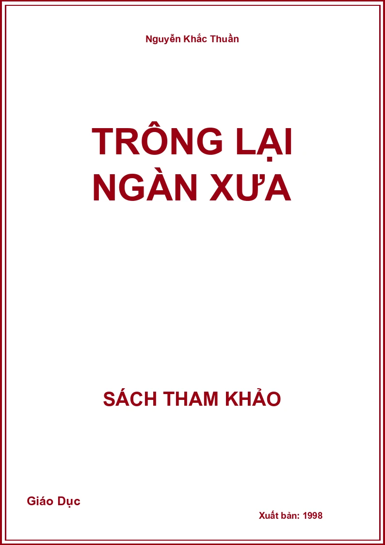 Trông lại ngàn xưa