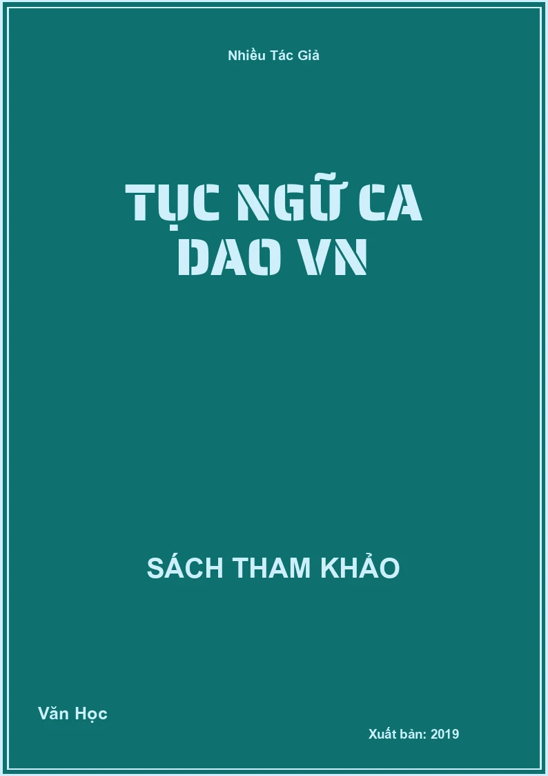 Tục ngữ ca dao VN