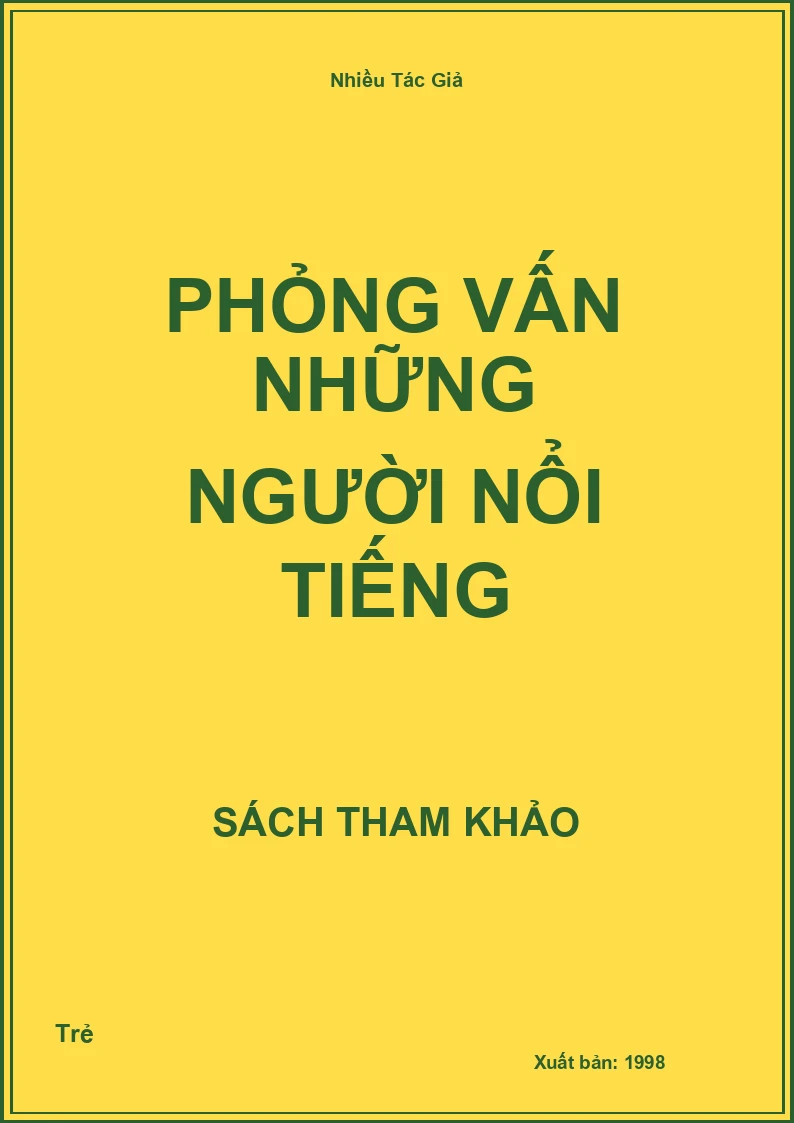 Phỏng vấn những người nổi tiếng