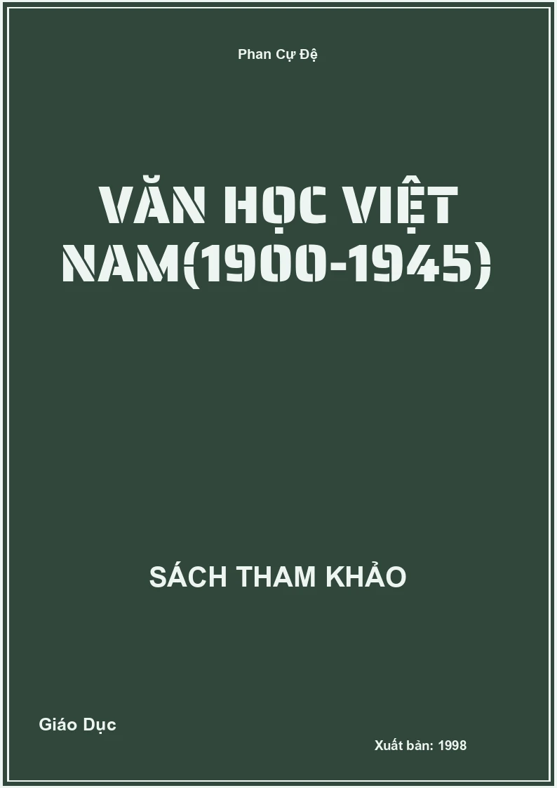 Văn học Việt Nam(1900-1945)