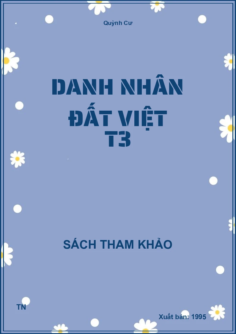 Danh nhân đất Việt T3
