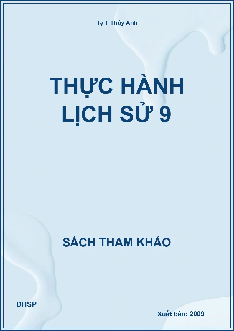Thực hành lịch sử 9