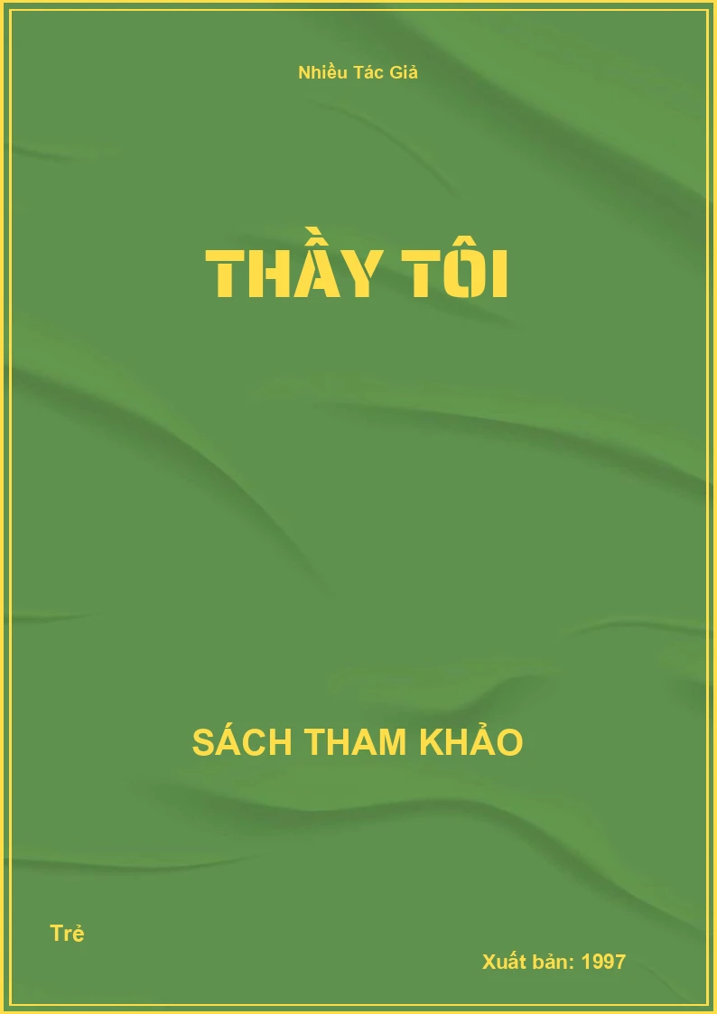 Thầy tôi