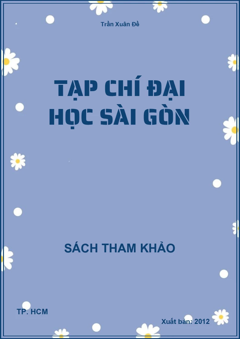 Tạp chí Đại học Sài Gòn