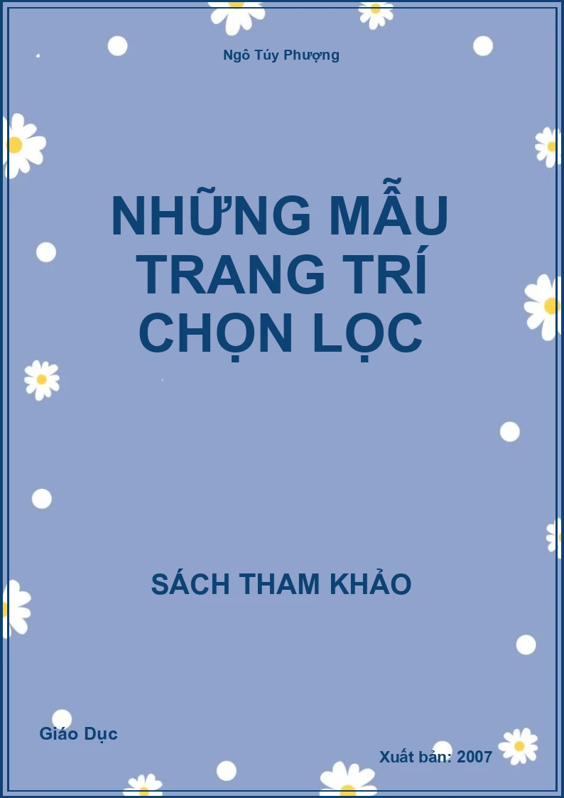 Những mẫu trang trí chọn lọc