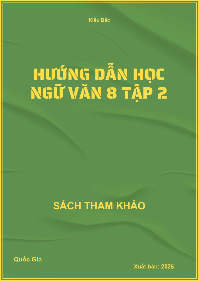 Hướng dẫn học Ngữ Văn 8 tập 2