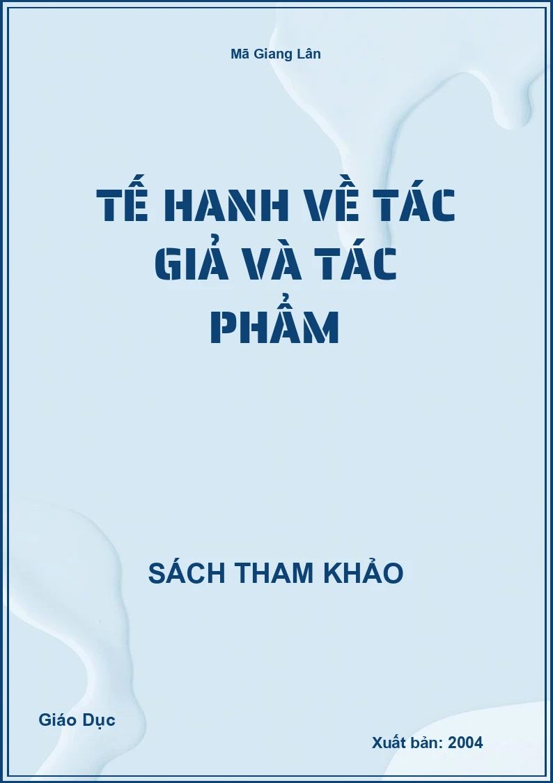 Tế Hanh về tác giả và tác phẩm