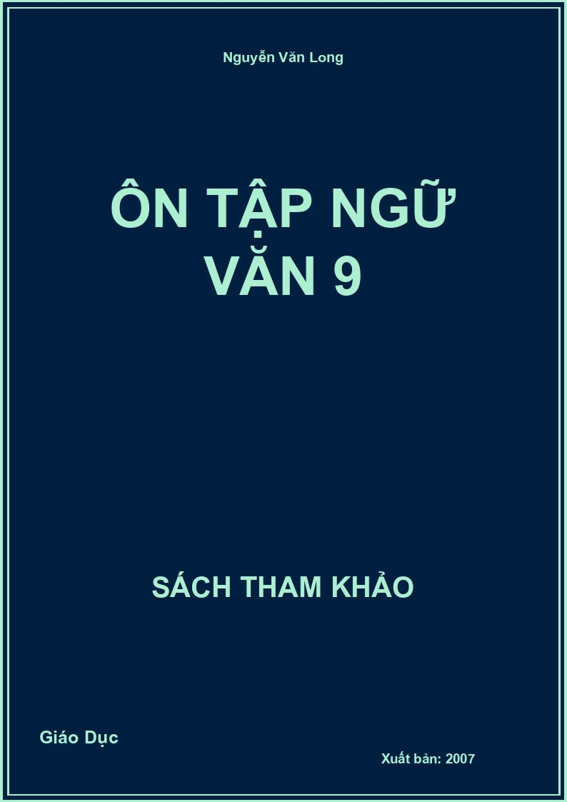 Ôn tập Ngữ Văn 9
