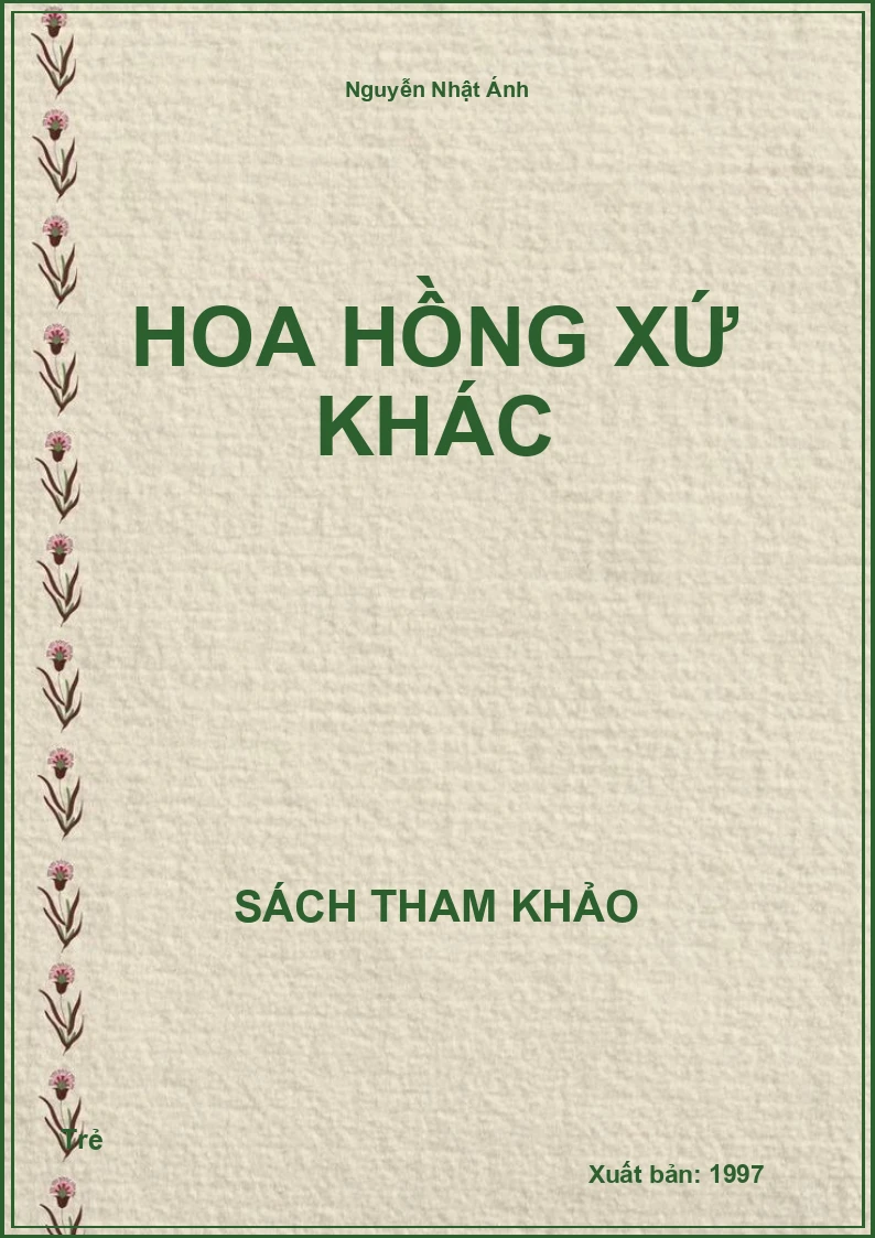 Hoa hồng xứ khác
