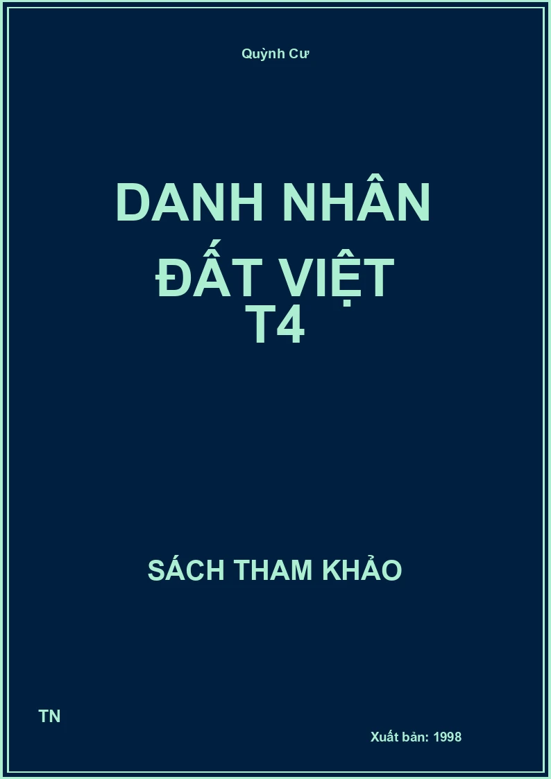 Danh nhân đất Việt T4