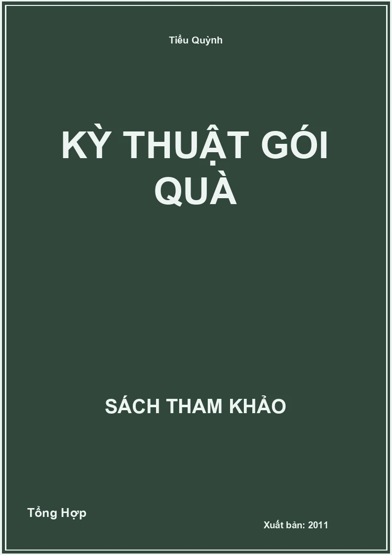 Kỷ thuật gói quà