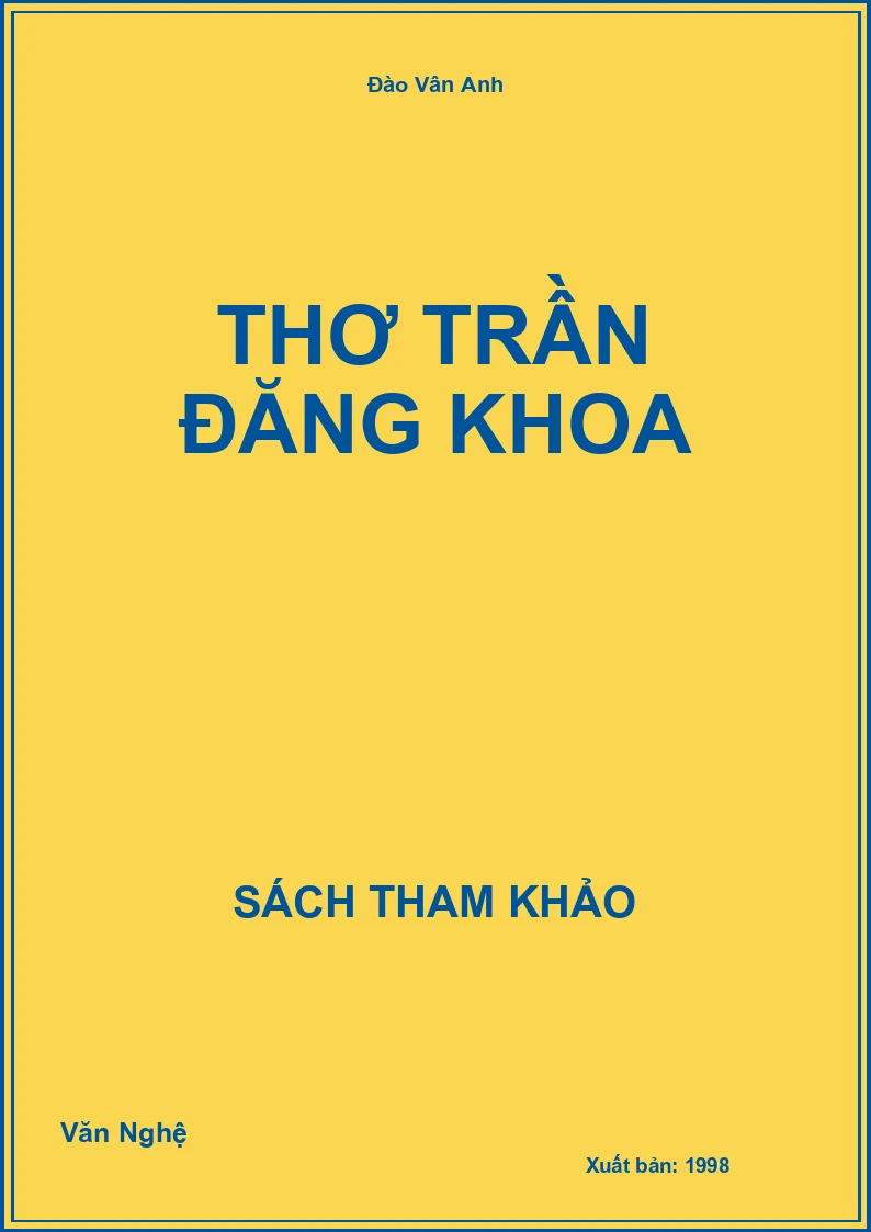 Thơ Trần Đăng Khoa