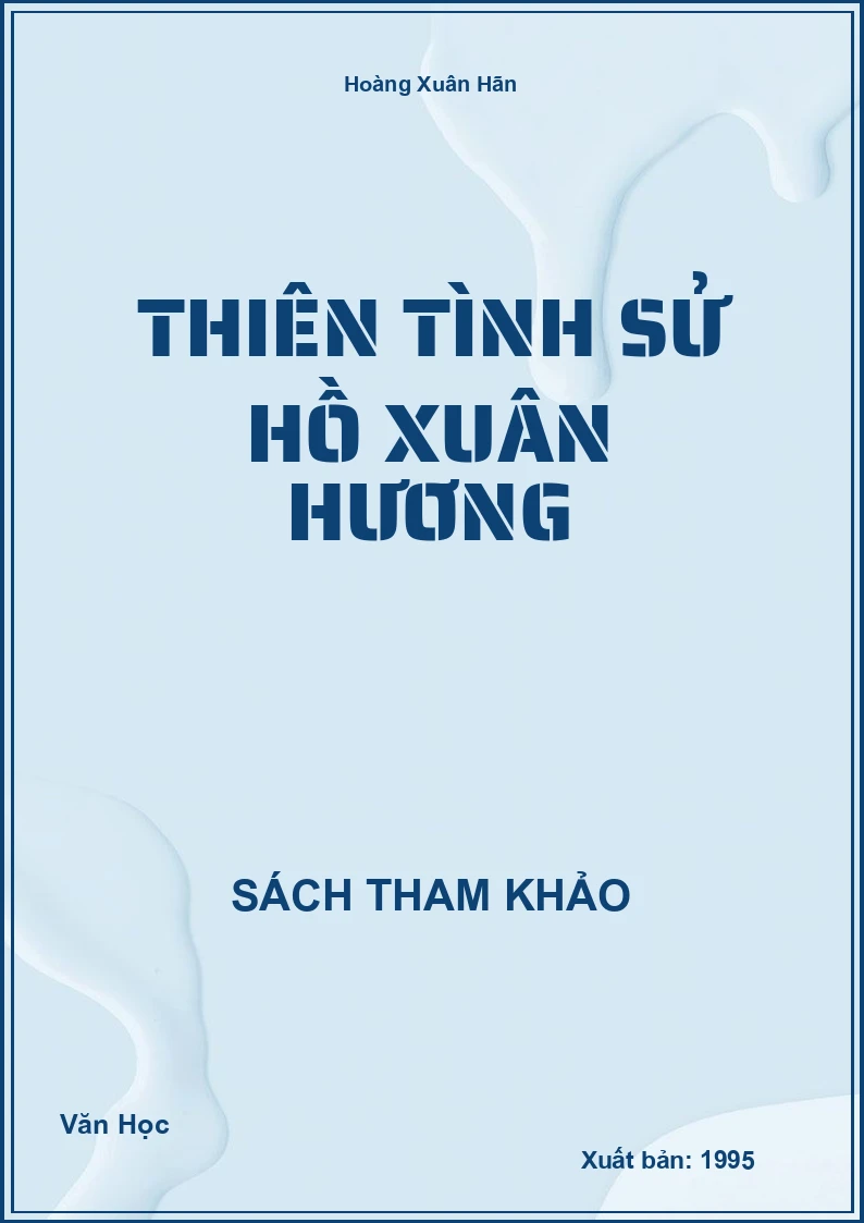 Thiên tình sử Hồ Xuân Hương
