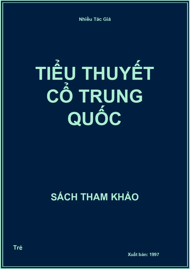Tiểu thuyết cổ Trung Quốc