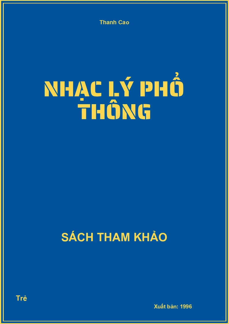Nhạc lý phổ thông