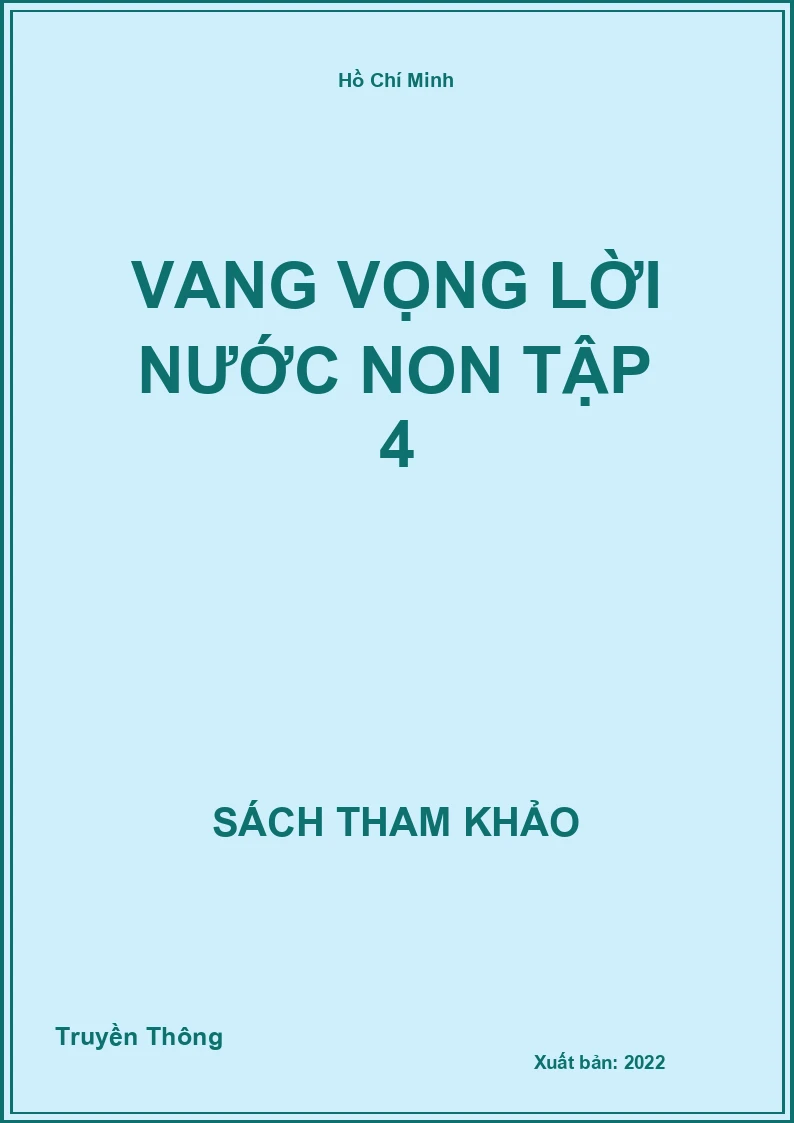 Vang vọng lời nước non Tập 4