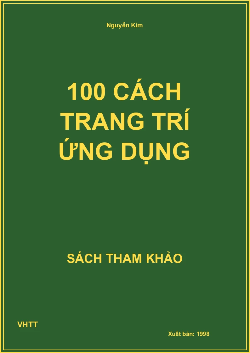 100 cách trang trí ứng dụng