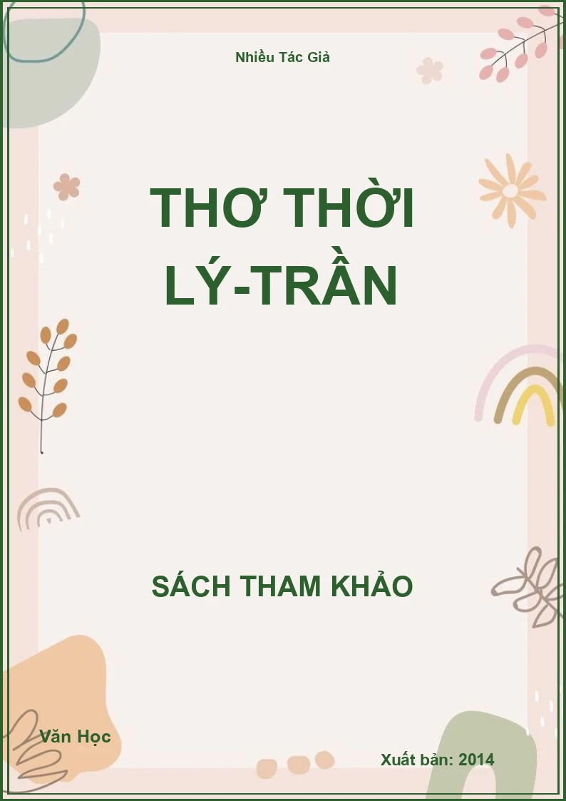 Thơ thời Lý-Trần
