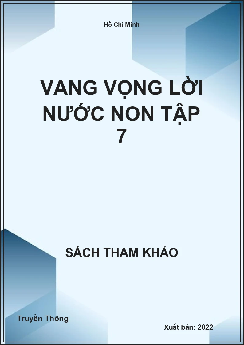 Vang vọng lời nước non Tập 7