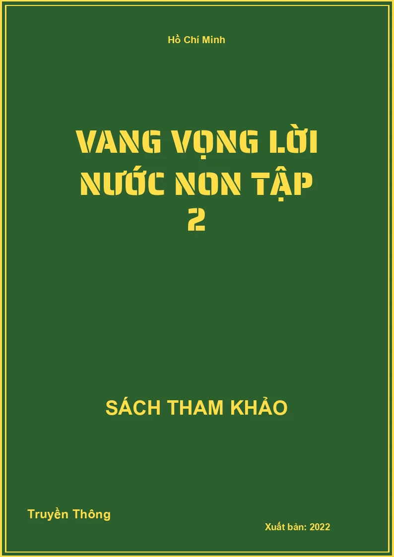 Vang vọng lời nước non Tập 2