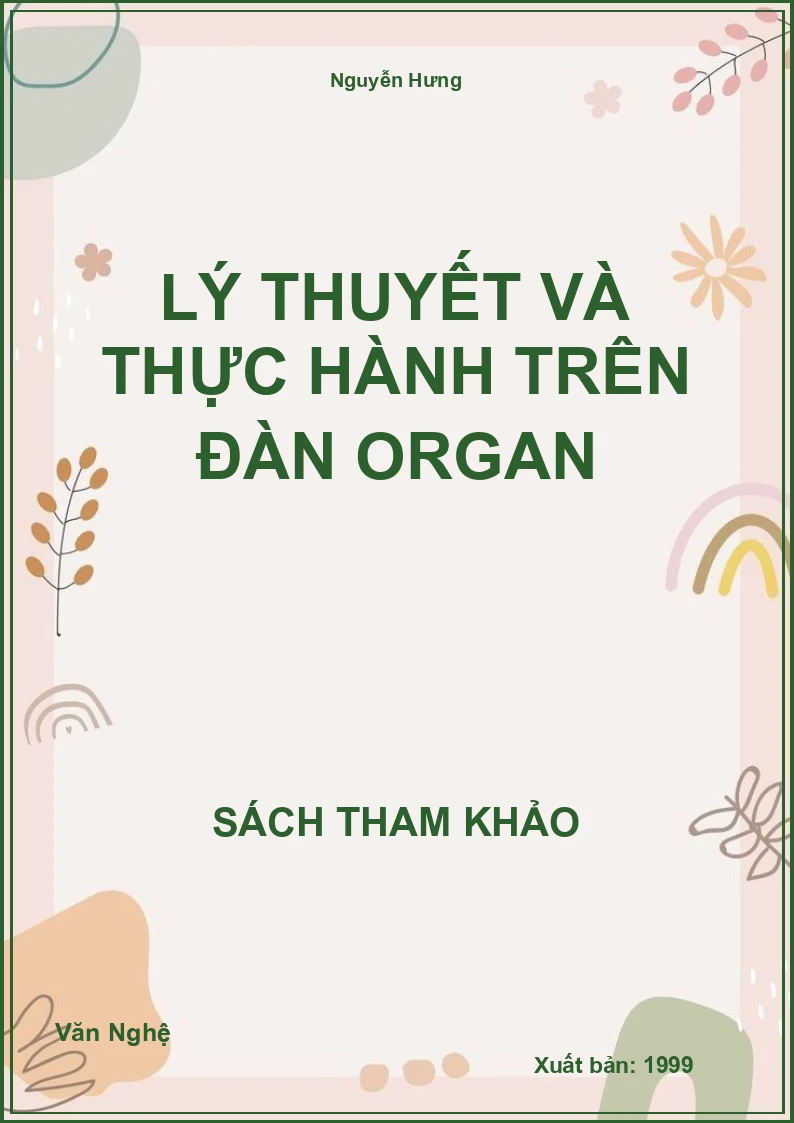 Lý thuyết và thực hành trên đàn organ
