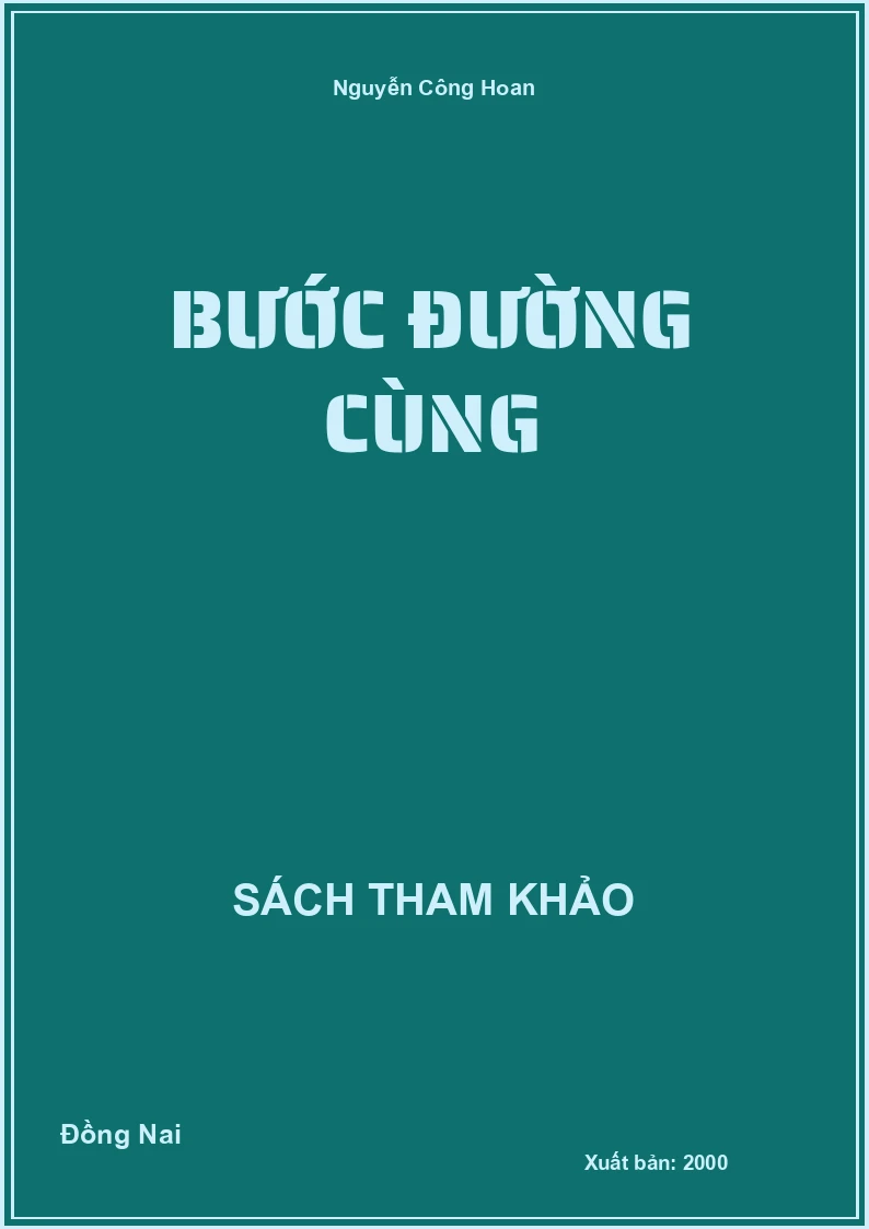 Bước đường cùng