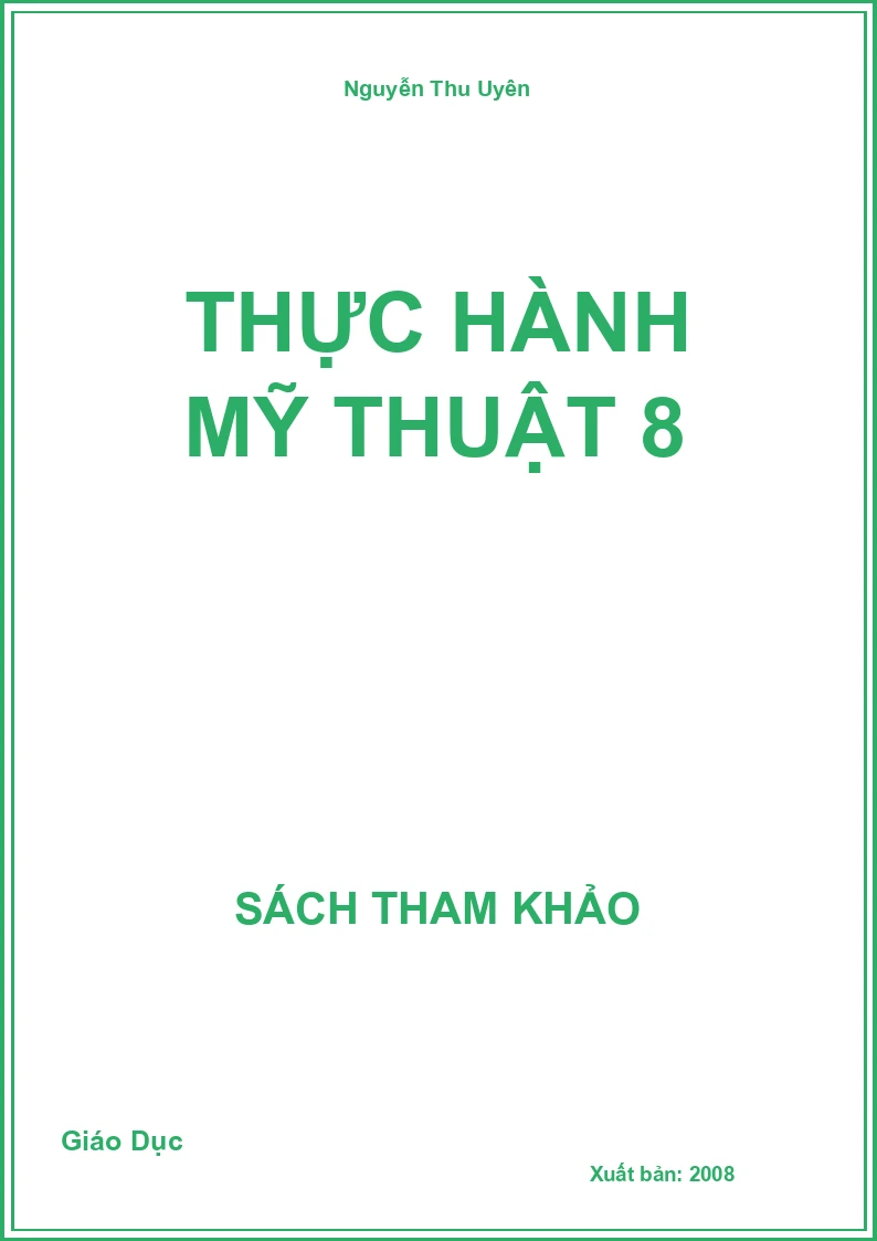 Thực hành mỹ thuật 8