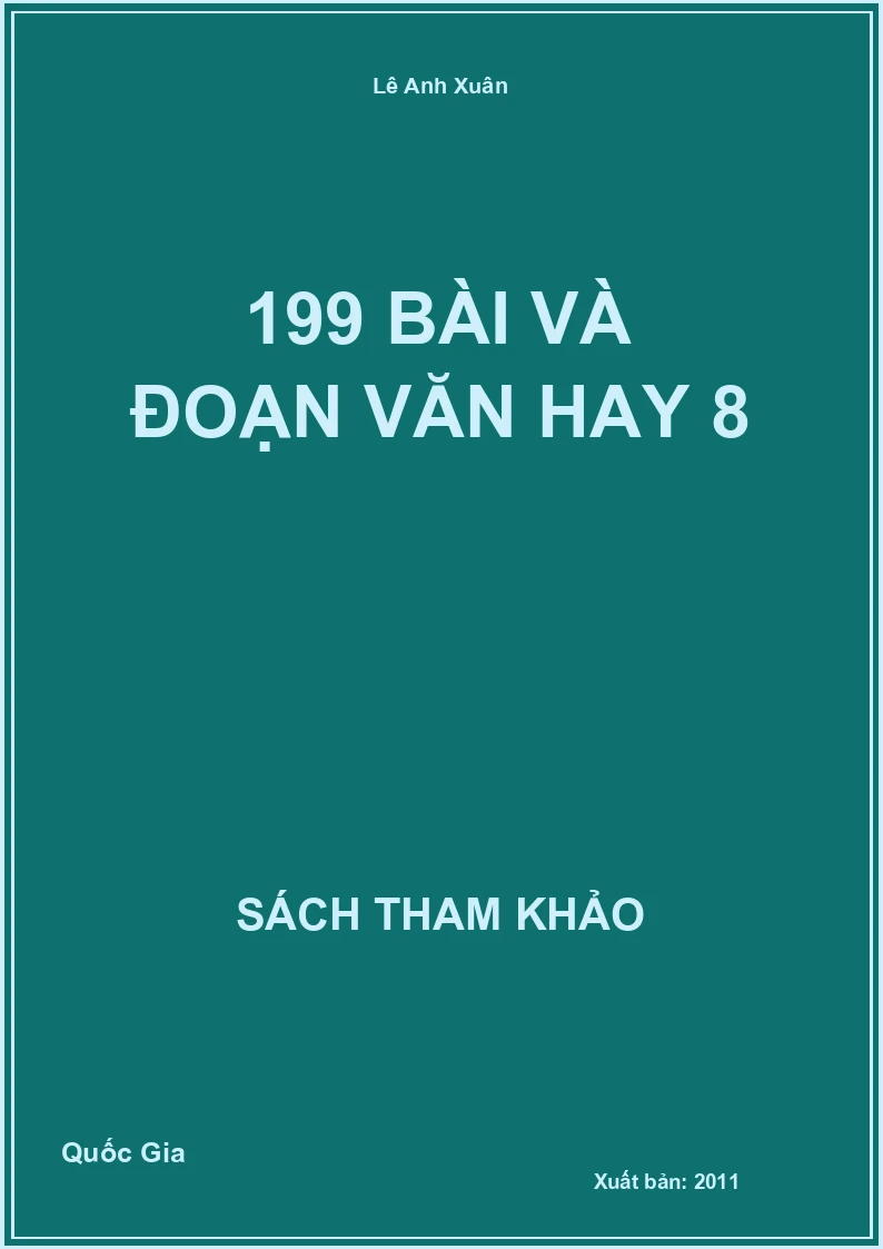 199 Bài và đoạn văn hay 8
