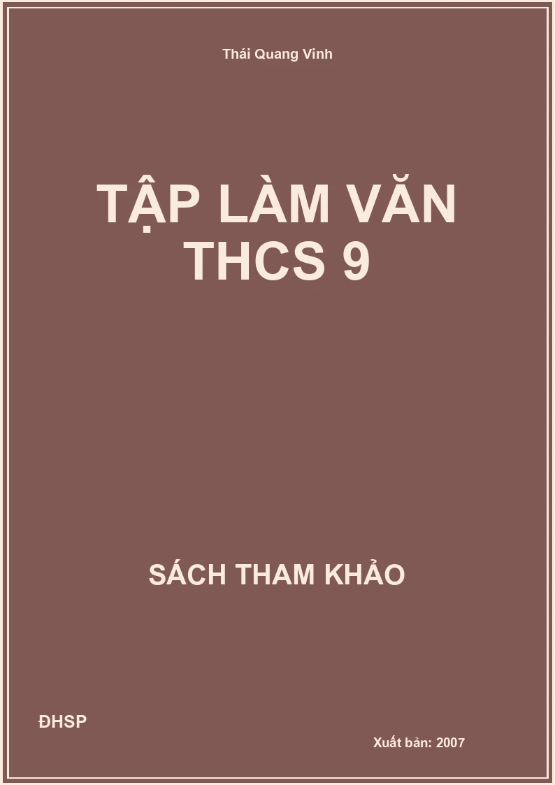 Tập làm văn THCS 9
