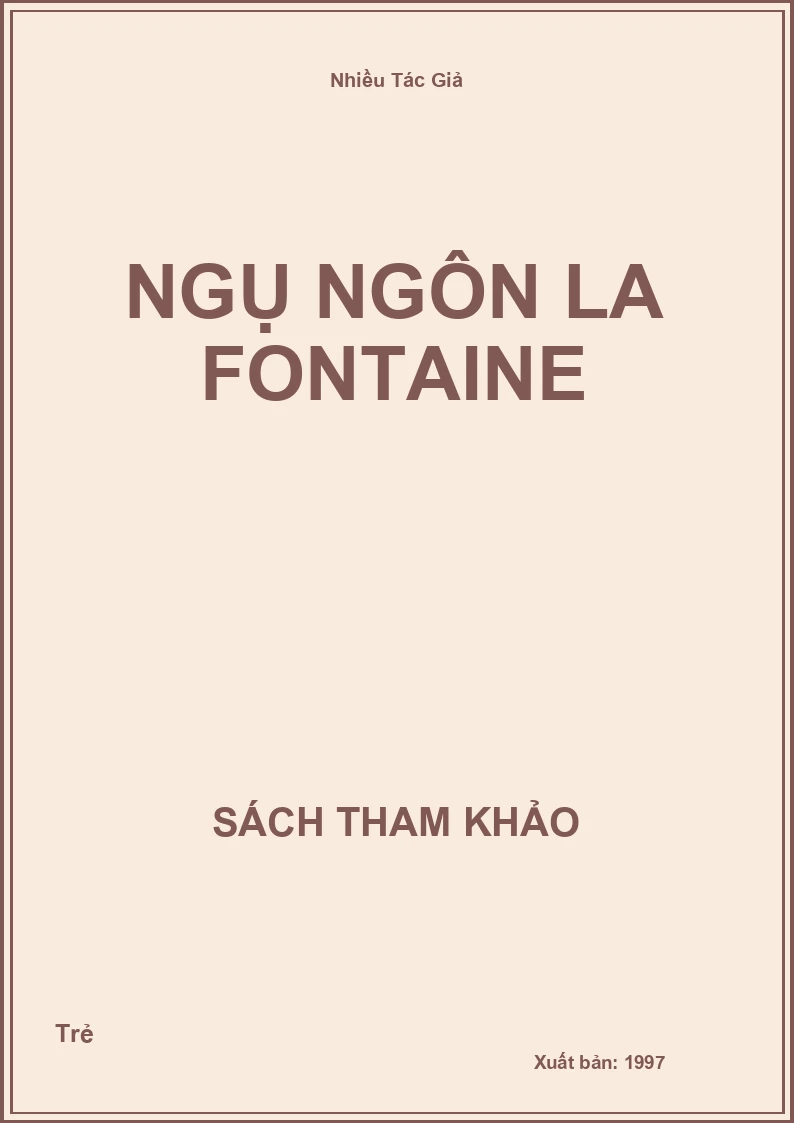 Ngụ ngôn La Fontaine