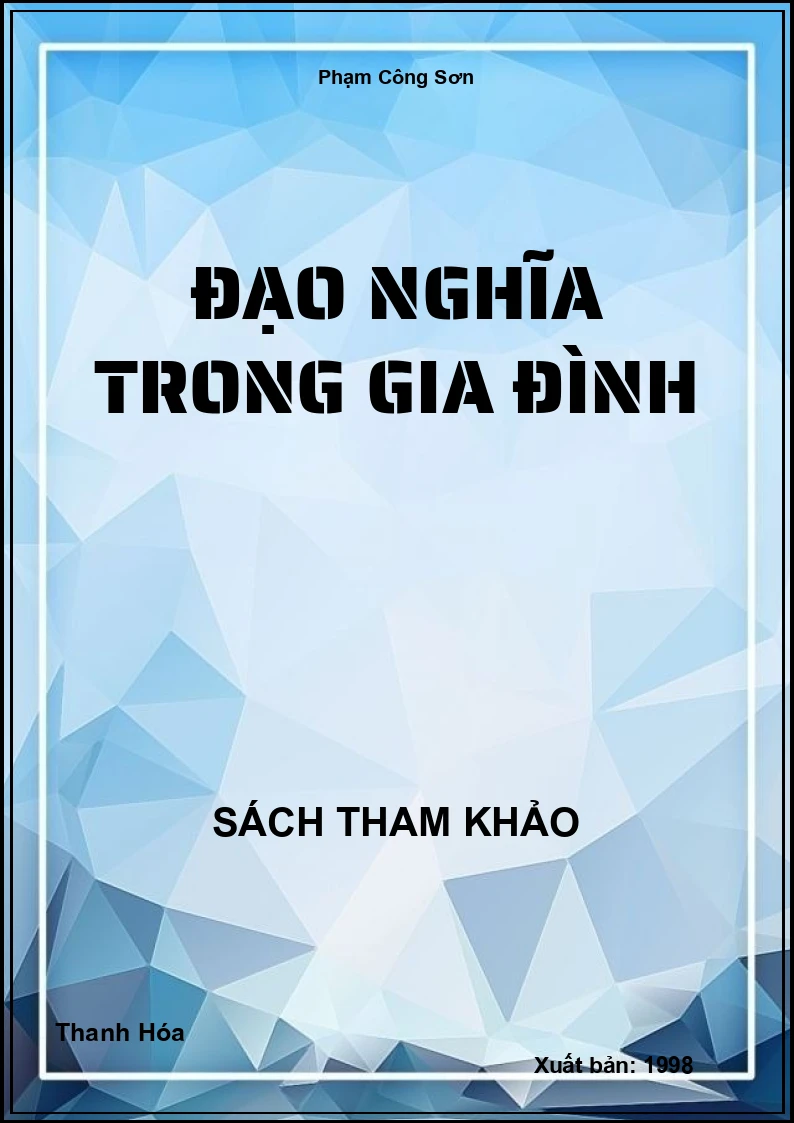 Đạo nghĩa trong gia đình
