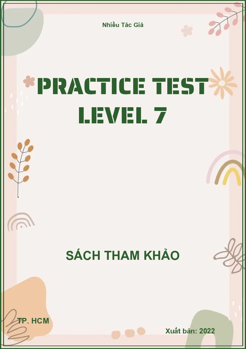 Practice test level 7