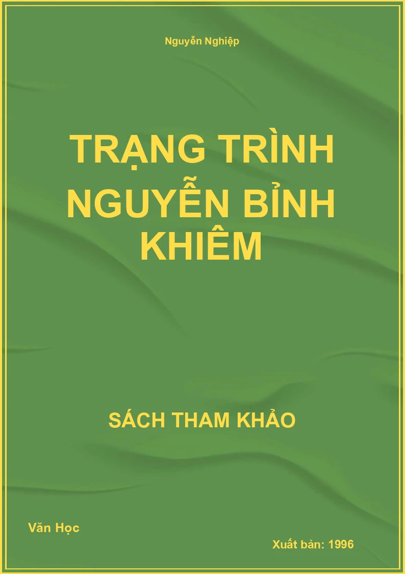 Trạng trình Nguyễn Bỉnh Khiêm