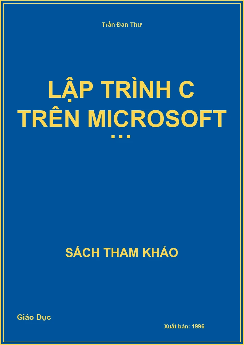 Lập trình C trên Microsoft …