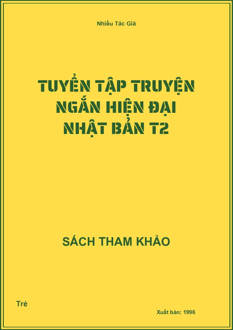 Tuyển tập truyện ngắn hiện đại Nhật Bản T2