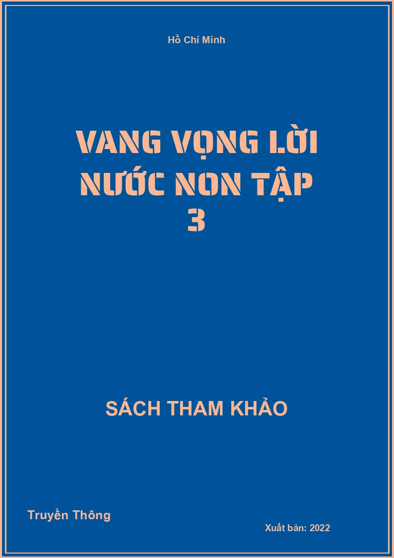 Vang vọng lời nước non Tập 3