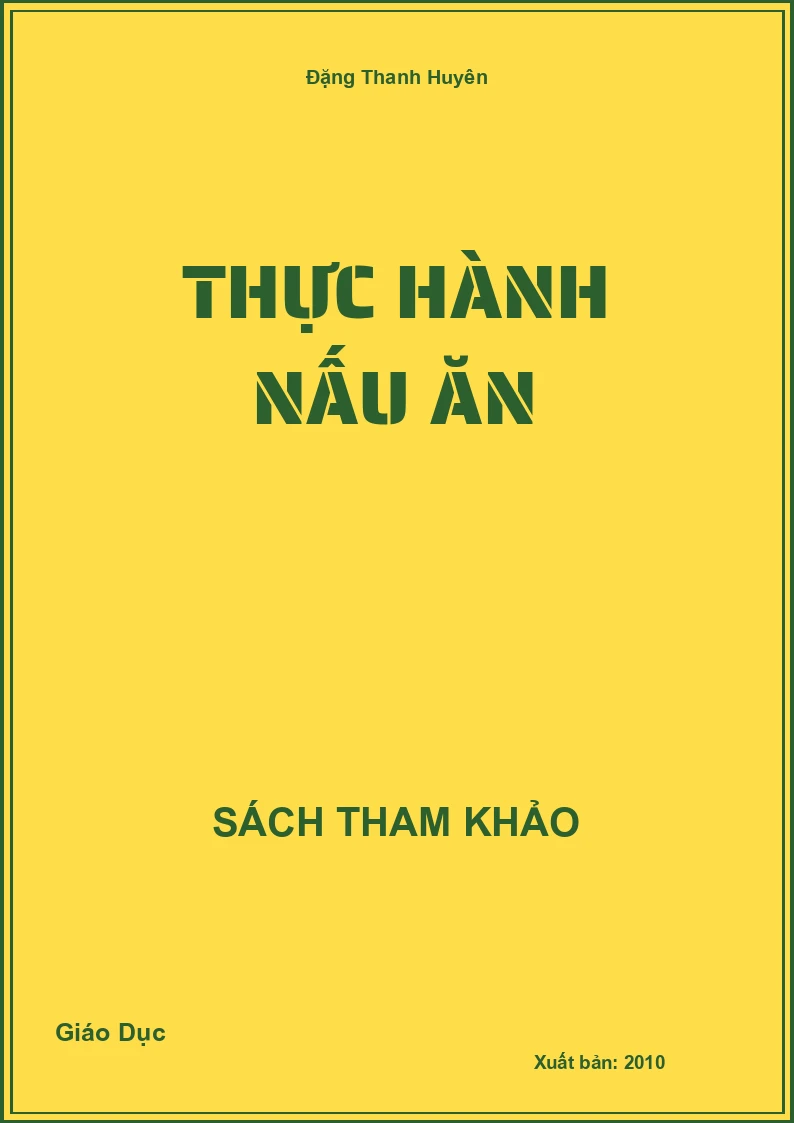Thực hành nấu ăn