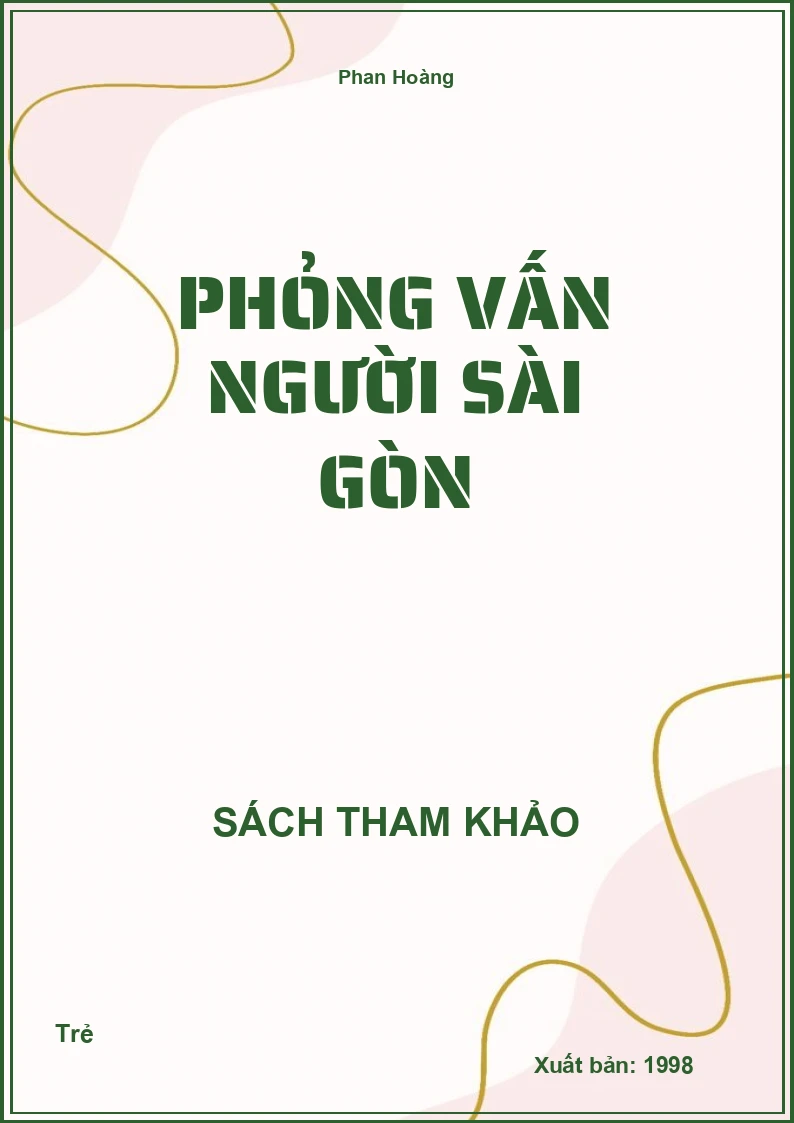 Phỏng vấn người Sài Gòn