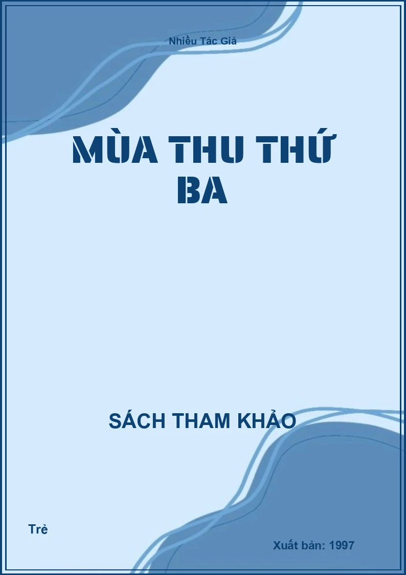 Mùa thu thứ ba