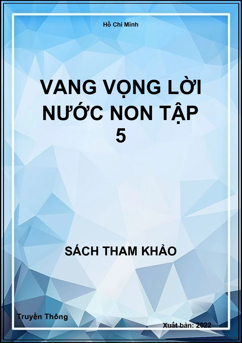 Vang vọng lời nước non Tập 5