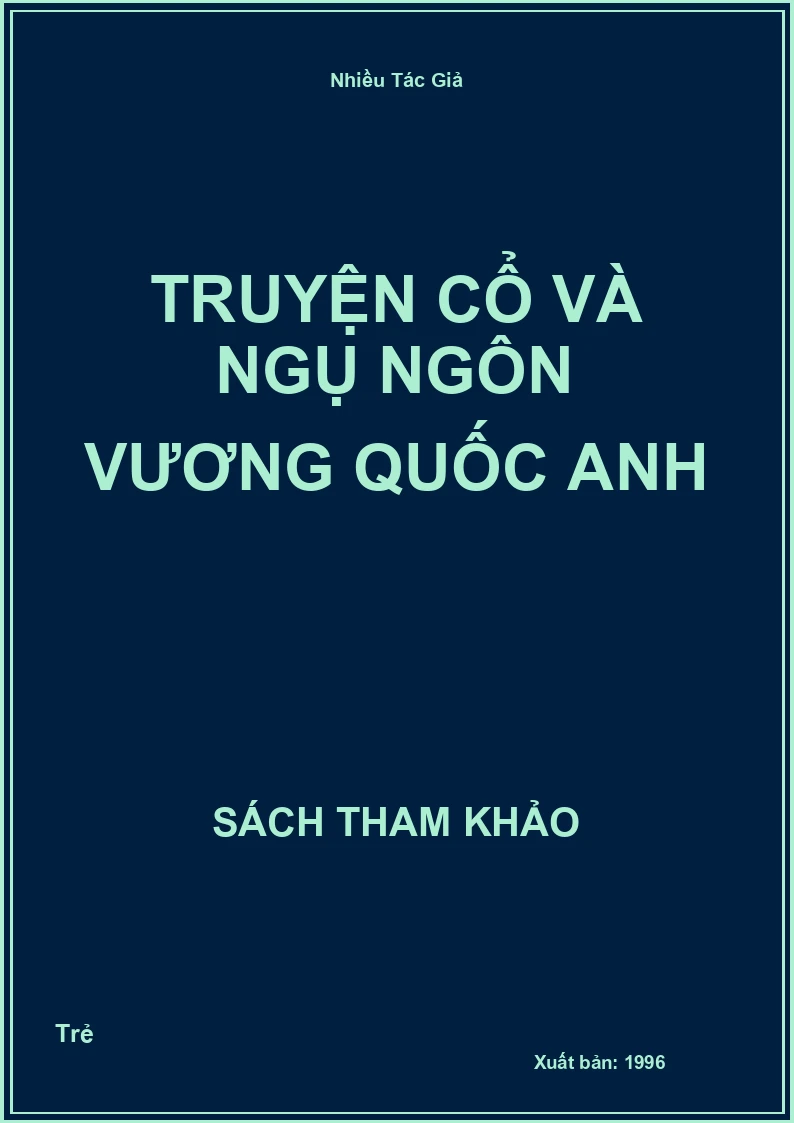 Truyện cổ và ngụ ngôn vương quốc Anh