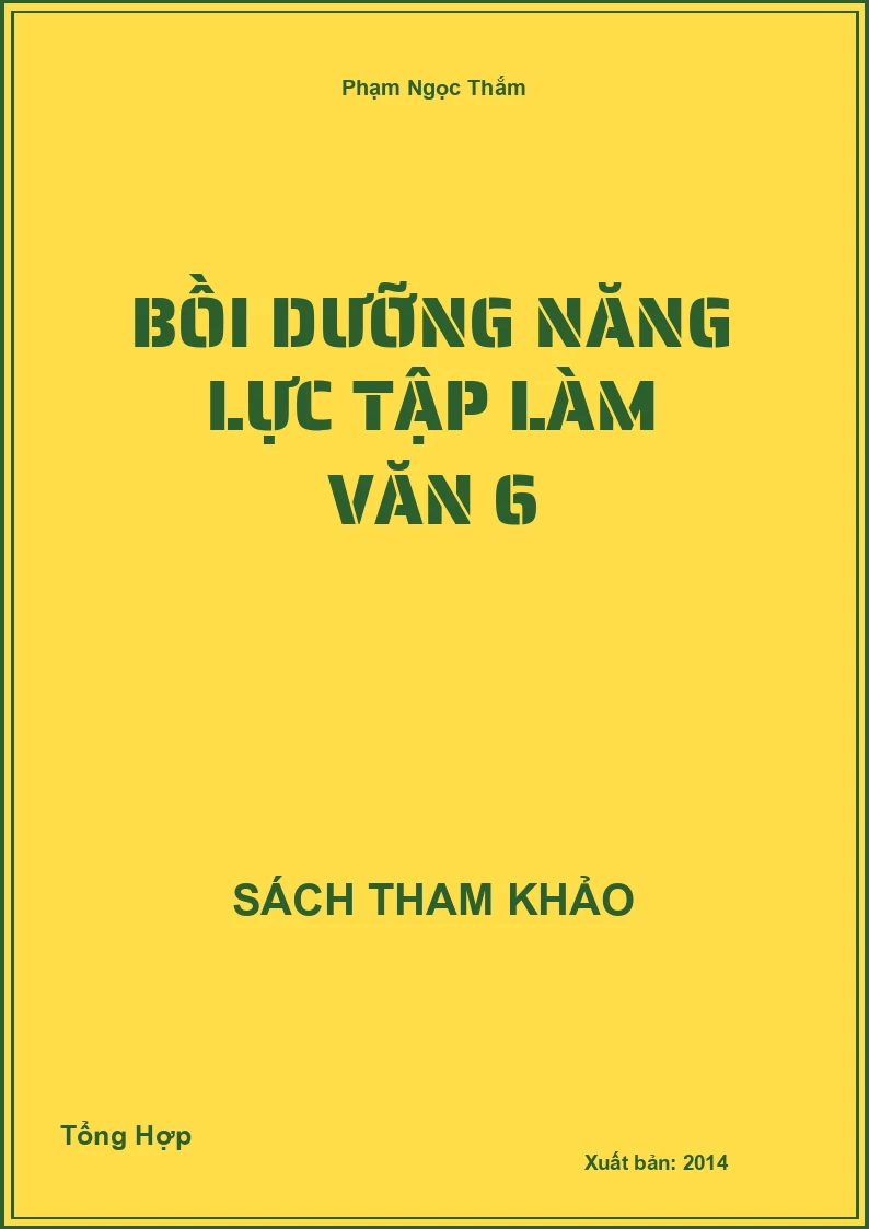 Bồi dưỡng năng lực tập làm văn 6