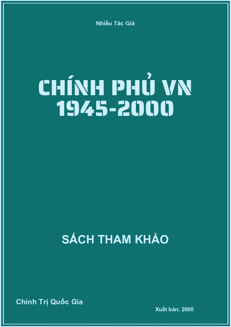 Chính phủ VN 1945-2000