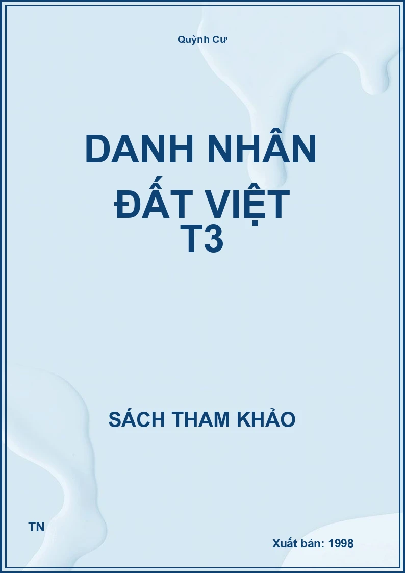 Danh nhân đất Việt T3